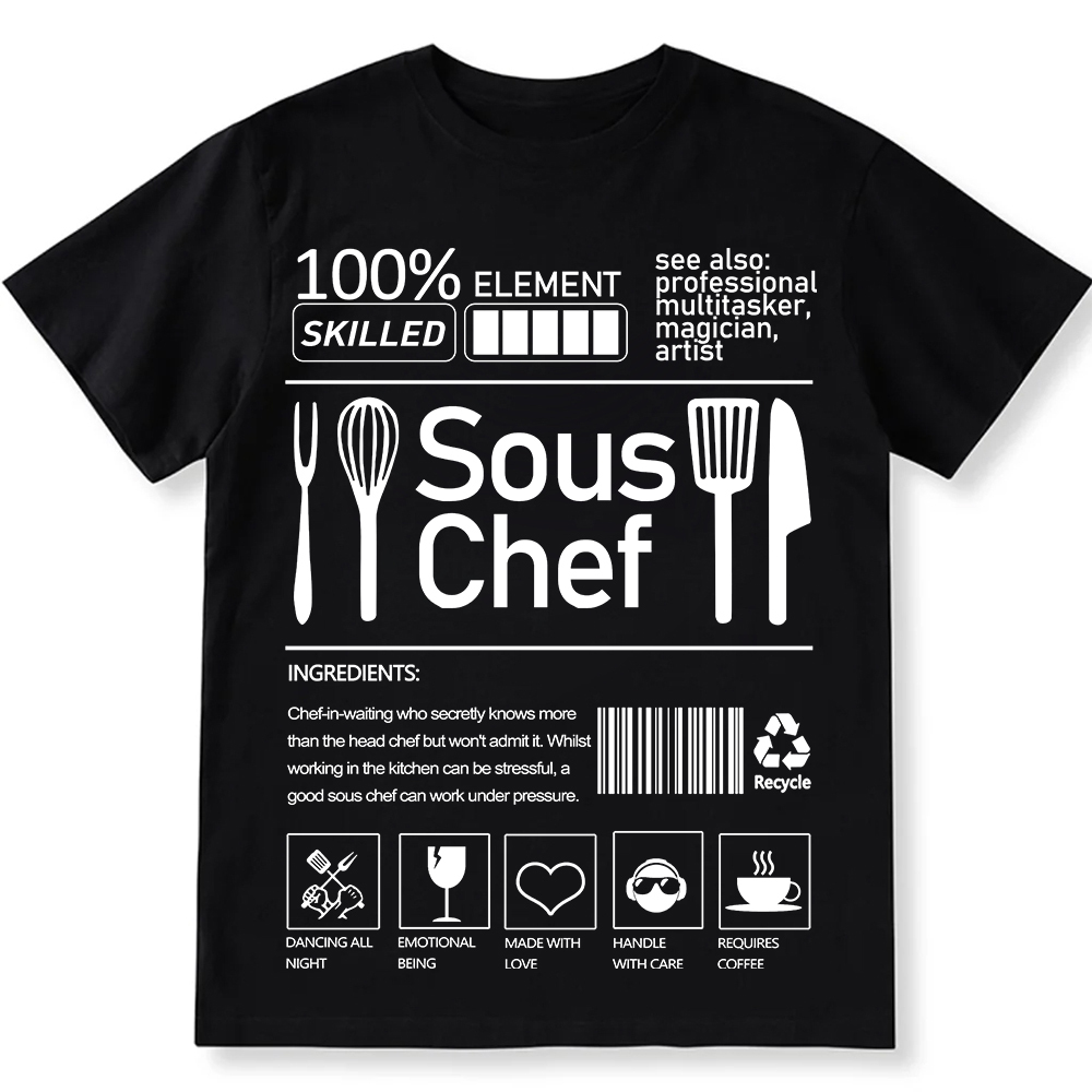 sous chef Unisex Fit Cotton T-Shirt wearishow