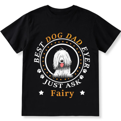 Best Dog Dad/Dog Mum Circle   - Personalized Custom Unisex T-shirt
