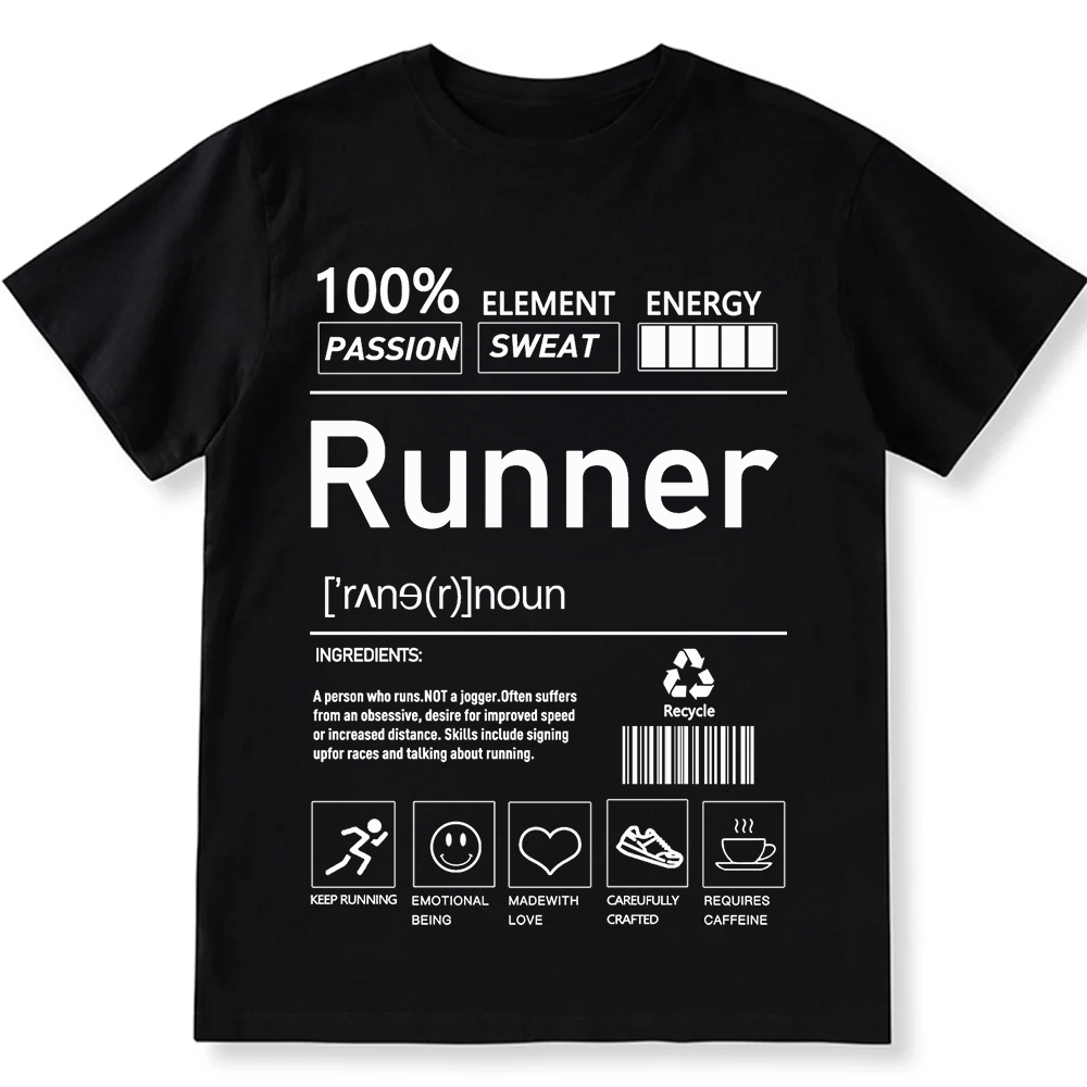 Runner  Unisex Fit Cotton T-Shirt wearishow