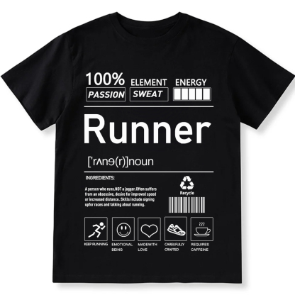 Runner  Unisex Fit Cotton T-Shirt wearishow