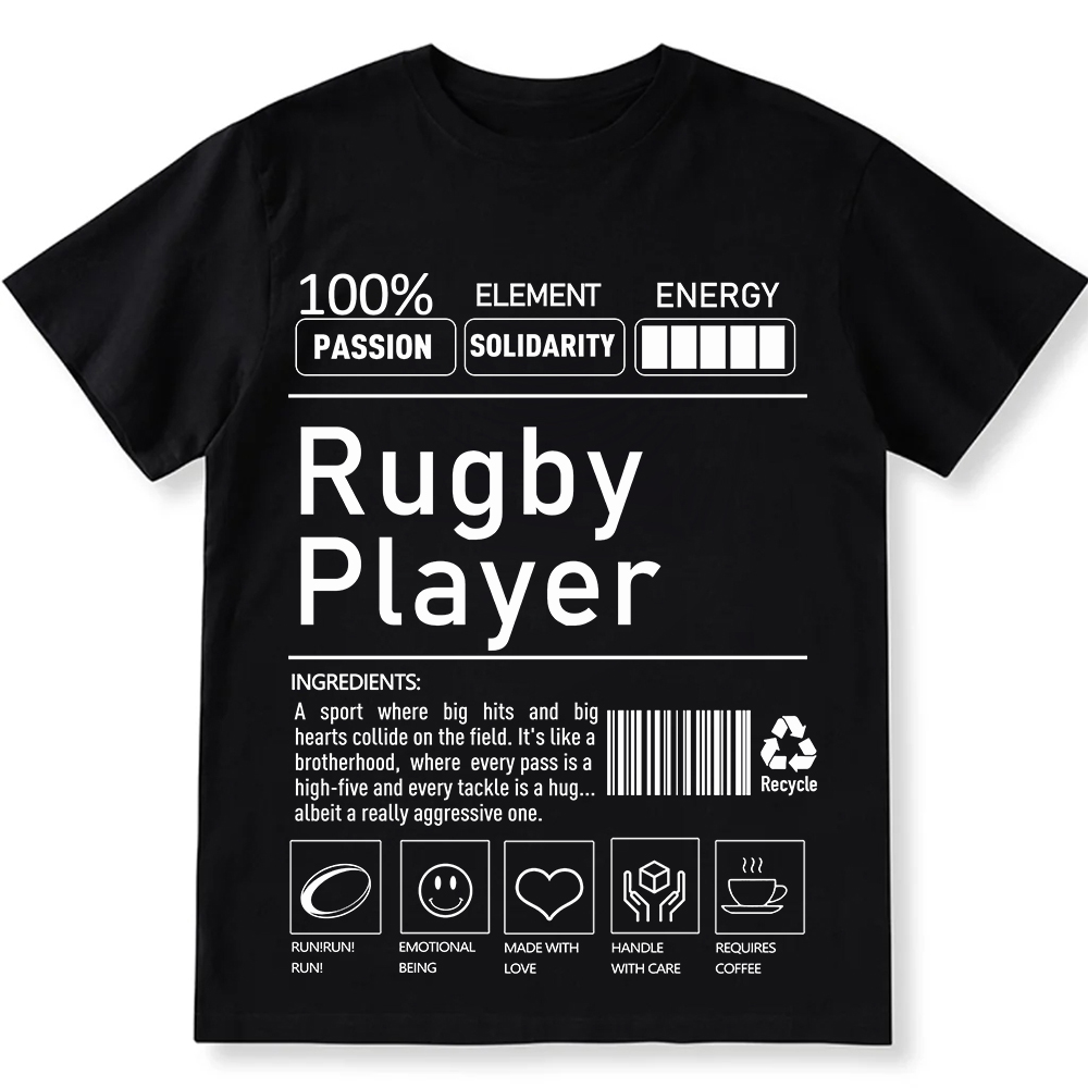 Rugby Player Unisex Fit Cotton T-Shirt wearishow