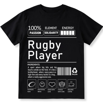 Rugby Player Unisex Fit Cotton T-Shirt wearishow