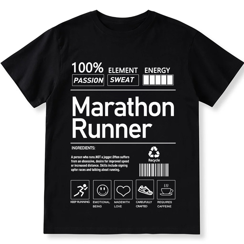 Marathon Runner  Unisex Fit Cotton T-Shirt wearishow