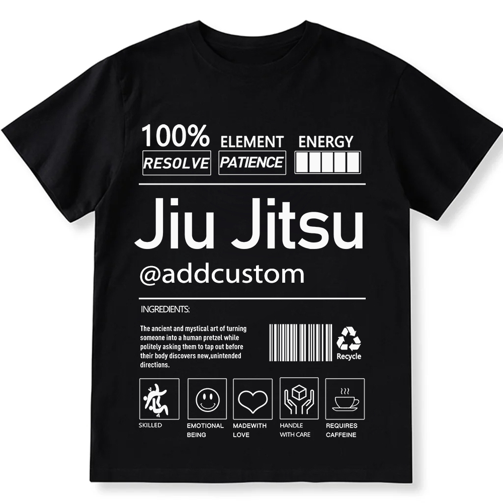 Jiu jitsu Customized Unisex Fit Cotton T-Shirt wearishow
