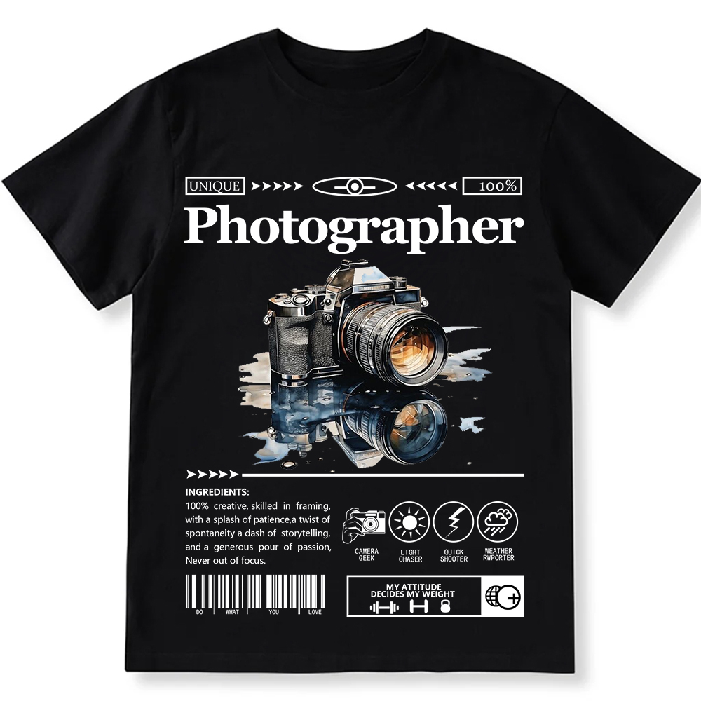 Photographer Unisex Fit Cotton T-Shirt wearishow
