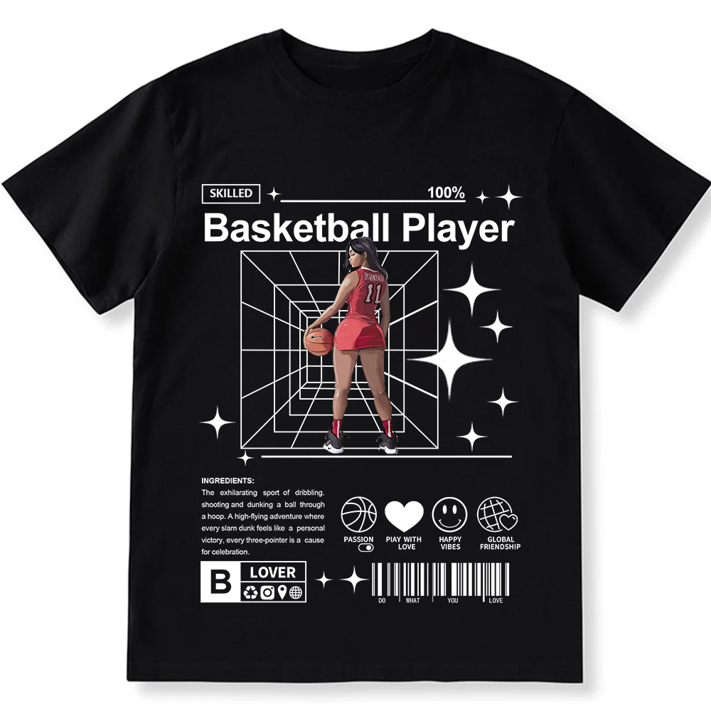 Basketball Player Unisex Fit Cotton T-Shirt wearishow