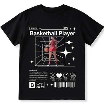 Basketball Player Unisex Fit Cotton T-Shirt wearishow