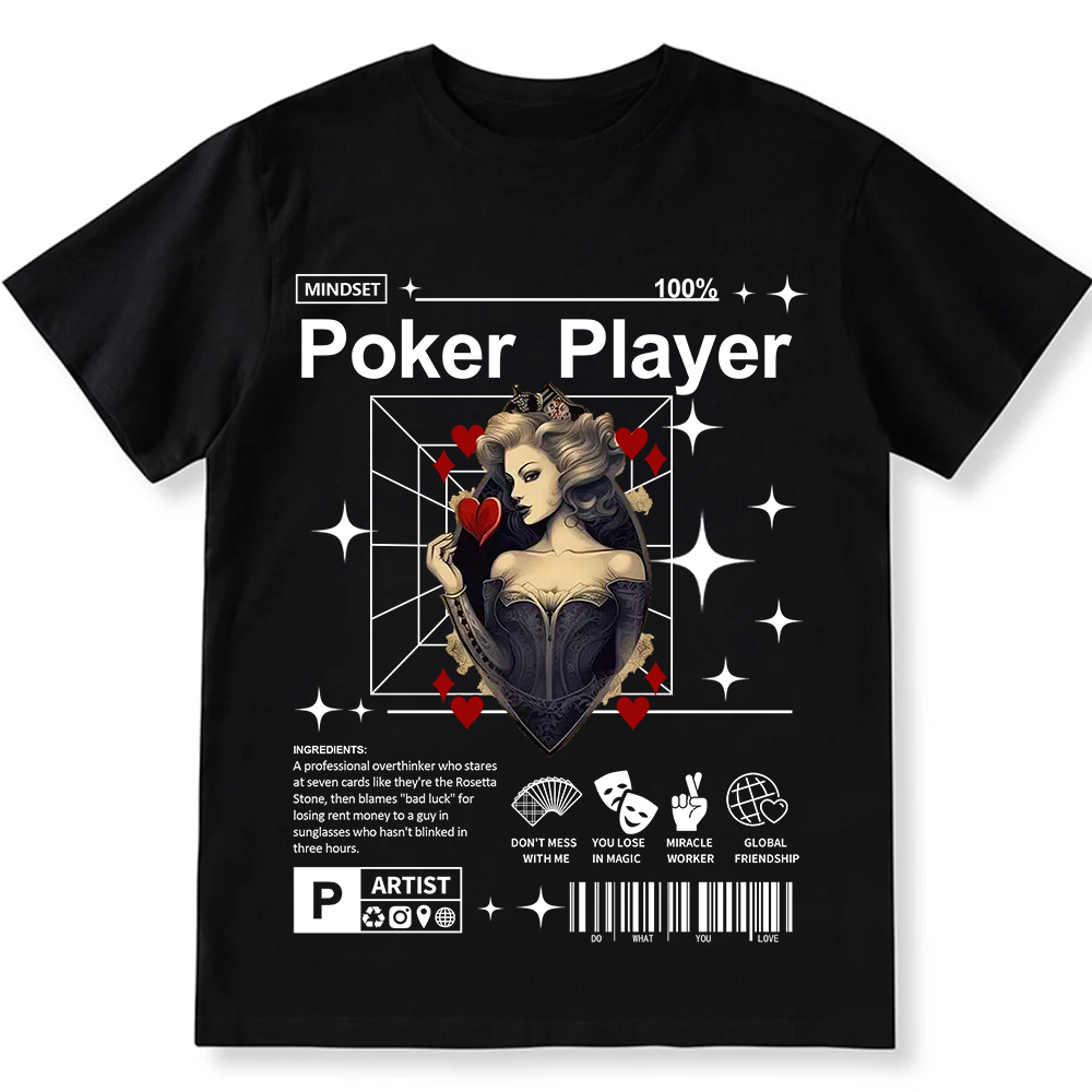 Poker Player Unisex Fit Cotton T-Shirt wearishow