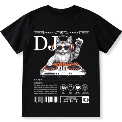 DJ Unisex Fit Cotton T-Shirt wearishow