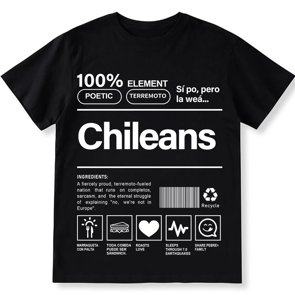 Chileans Unisex Fit  Cotton T-Shirt wearishow