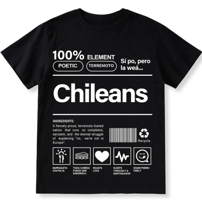Chileans Unisex Fit  Cotton T-Shirt wearishow