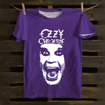 Unisex Vintage  Ozzy Osbourne Cotton T-Shirt