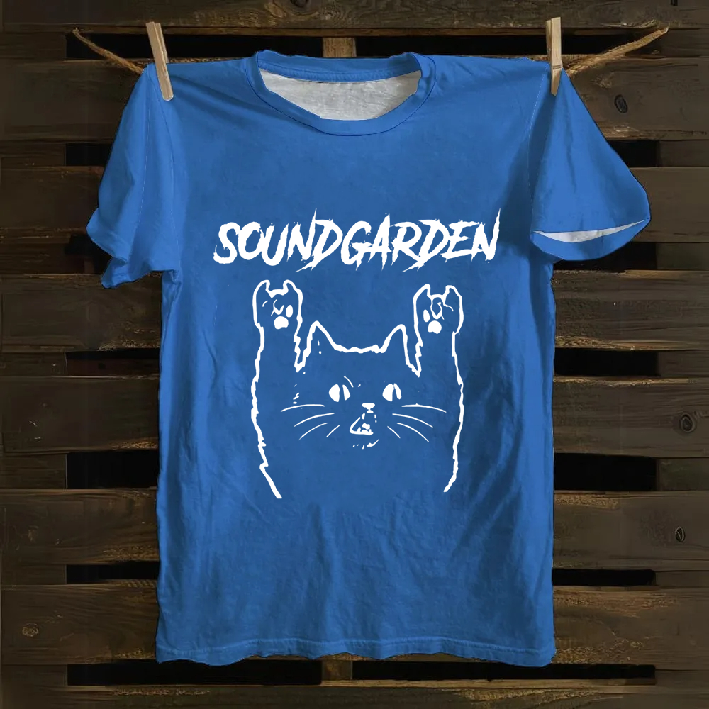Unisex Vintage  Soundgarden Band  Cotton T-Shirt