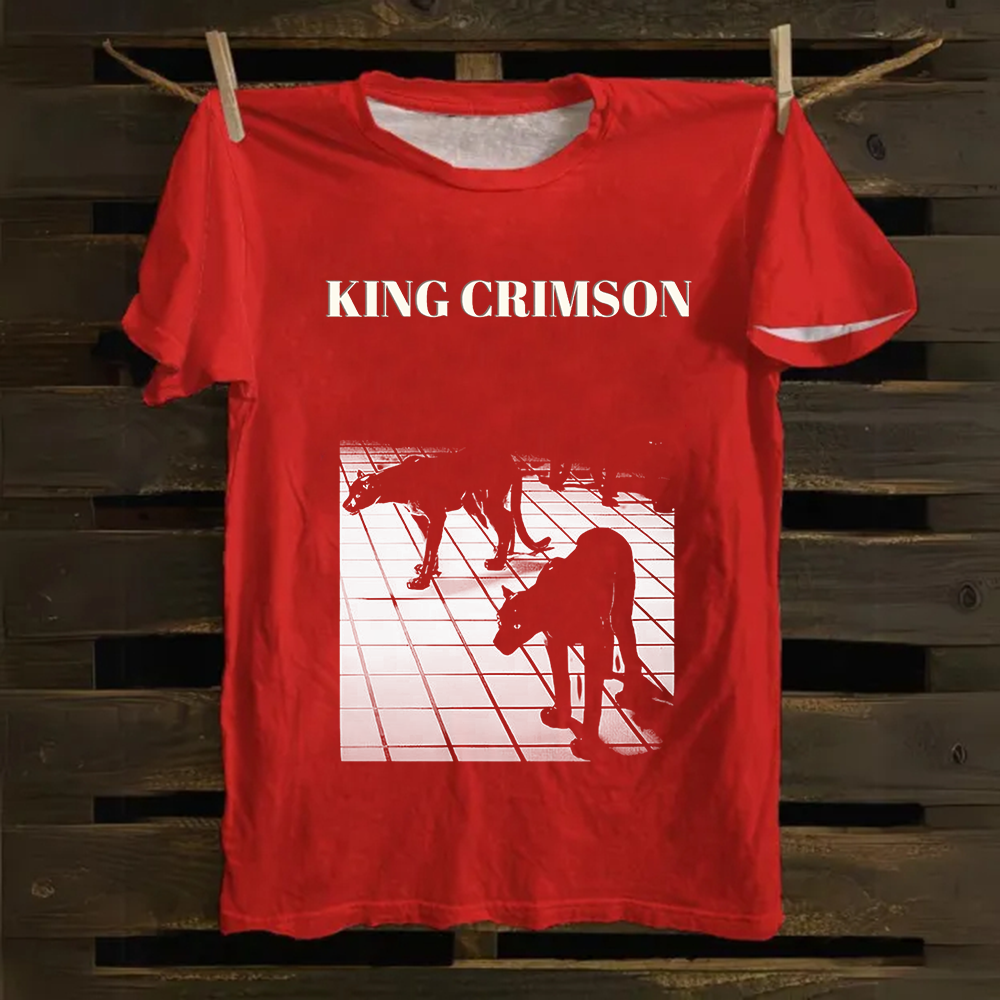 Unisex Vintage King Crimson Band Cotton T-Shirt