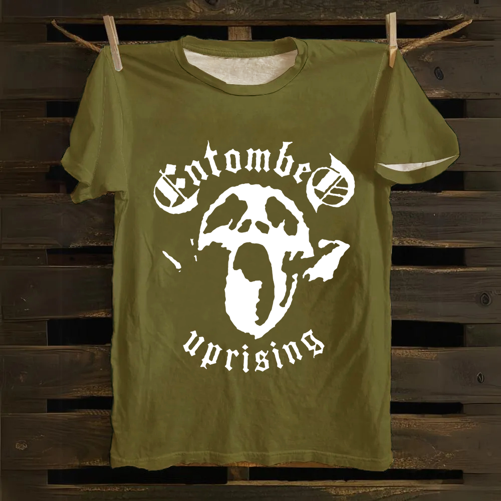 Unisex Vintage Entombed Cotton T-Shirt