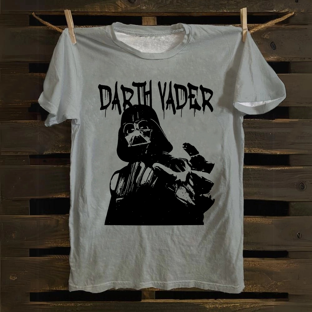 Darth Vader Star Wars Movie Casual Printed Cotton T-Shirt