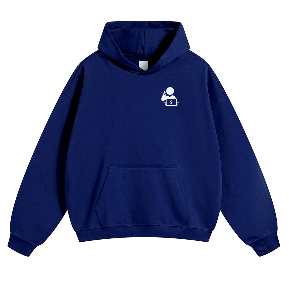 Trader Solid Color Hoodie