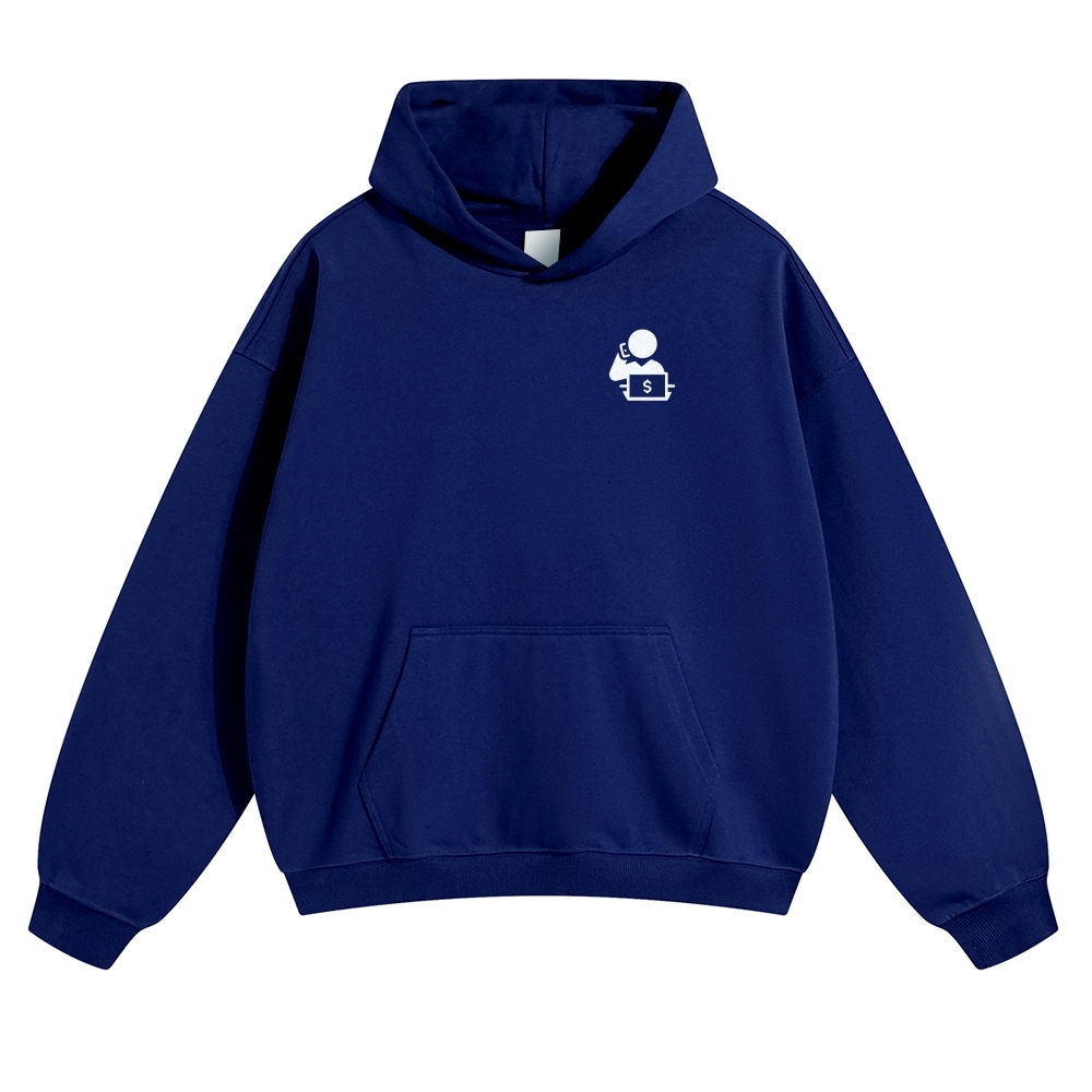 Trader Solid Color Hoodie