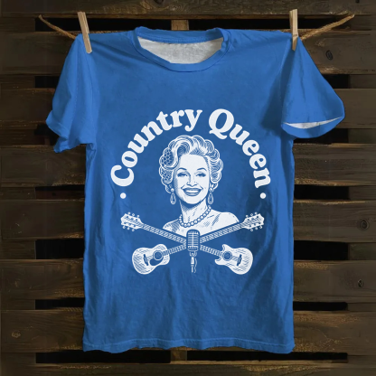 Unisex Vintage Dolly Parton Singer Cotton T-Shirt