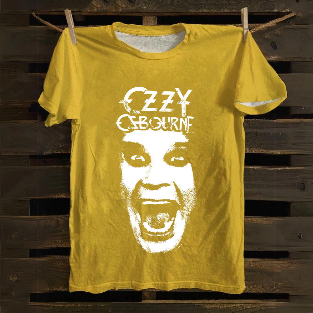 Unisex Vintage  Ozzy Osbourne Cotton T-Shirt