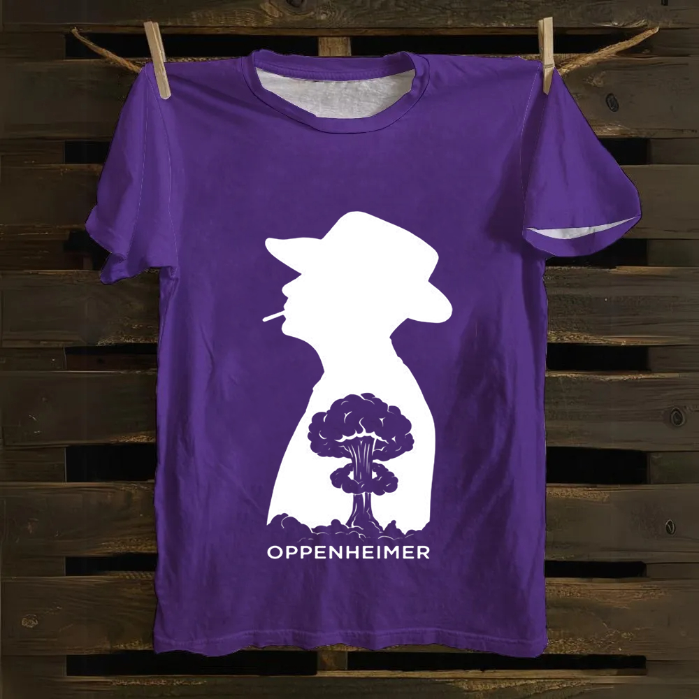 Unisex Vintage  Oppenheimer Movie  Cotton T-Shirt