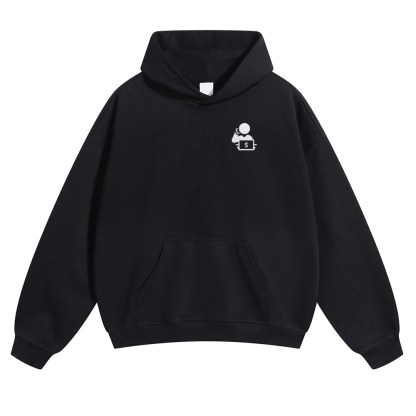 Trader Solid Color Hoodie