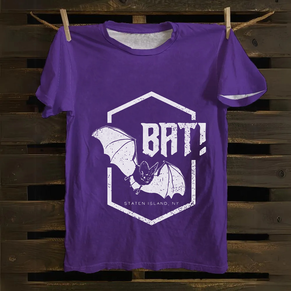 Unisex Vintage Laszlo the Bat Cotton T-Shirt