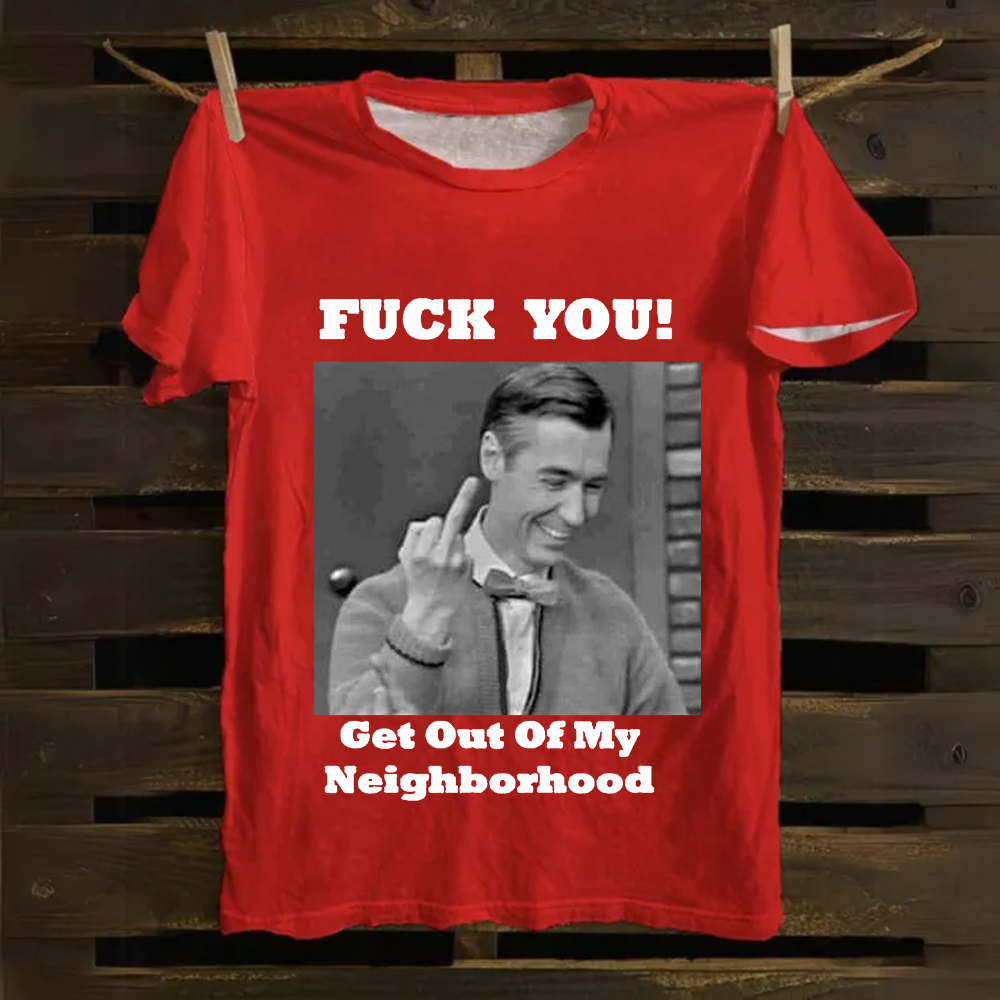 Fuck You Print Casual cotton T-Shirt