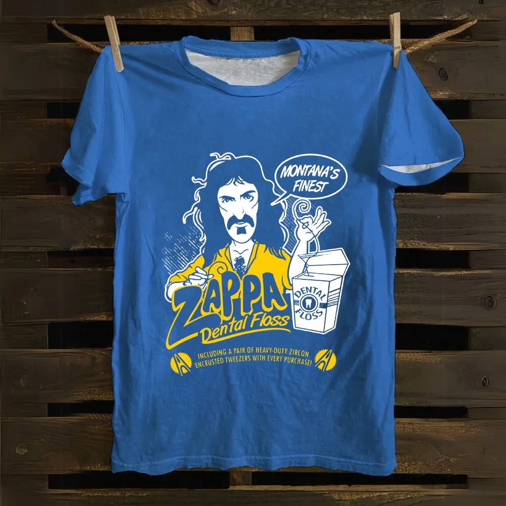 Unisex Vintage Frank Zappa Composer Cotton T-Shirt