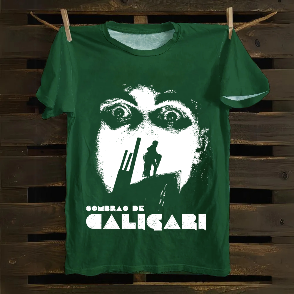 Unisex Vintage Cab-i-net of Dr. Cali-gari Cotton T-Shirt