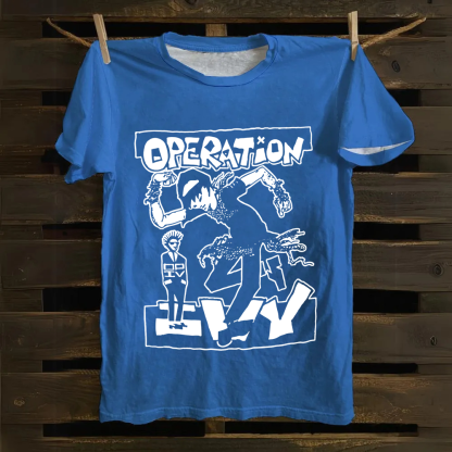 Unisex Vintage  Operation Ivy Band Cotton T-Shirt