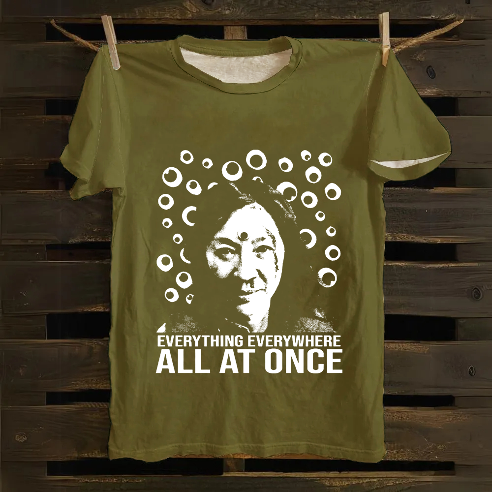 Unisex Vintage  Everything Everywhere All at Once Movie Cotton T-Shirt
