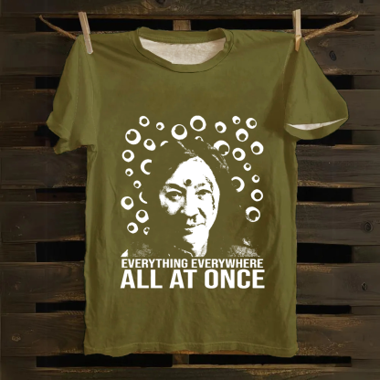Unisex Vintage  Everything Everywhere All at Once Movie Cotton T-Shirt