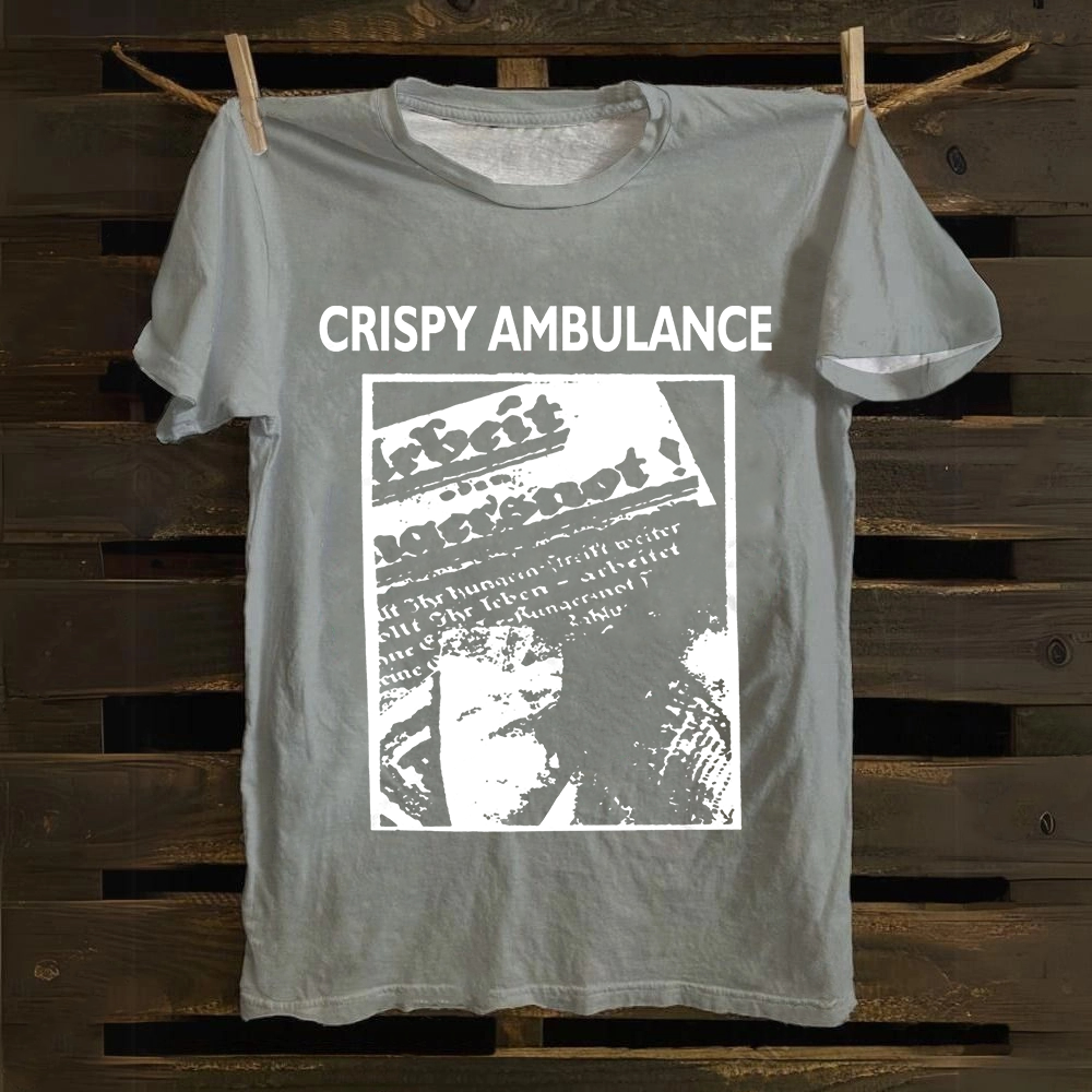 Unisex Vintage Crispy Ambulance Band Cotton T-Shirt