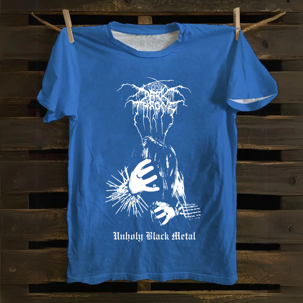 Unisex Vintage Darkthrone cotton T-Shirt