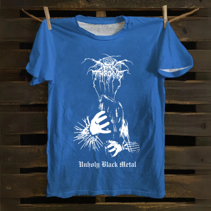 Unisex Vintage Darkthrone cotton T-Shirt