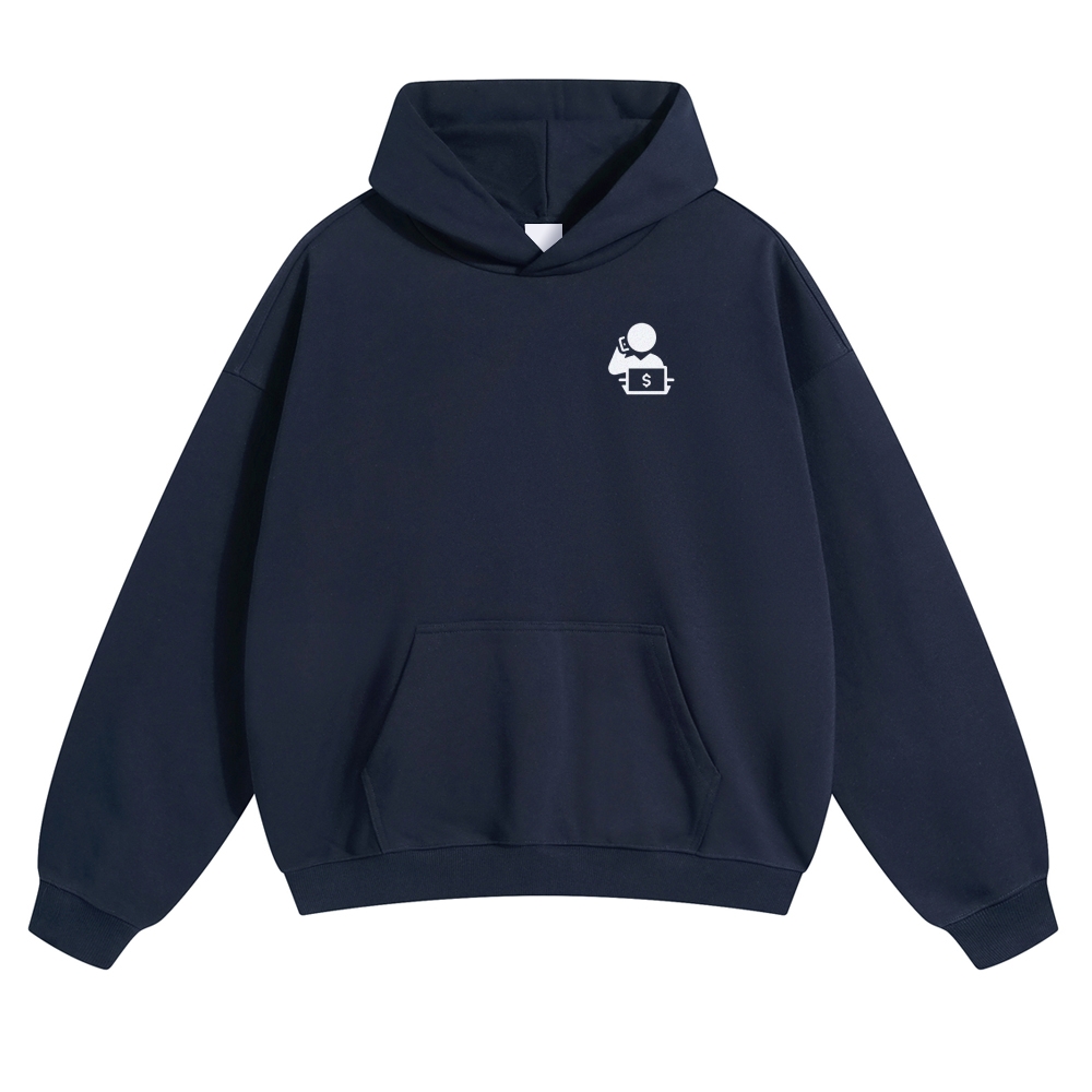 Trader Solid Color Hoodie