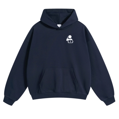 Trader Solid Color Hoodie
