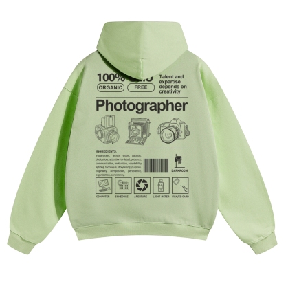 Photographer Solid Color Hoodie