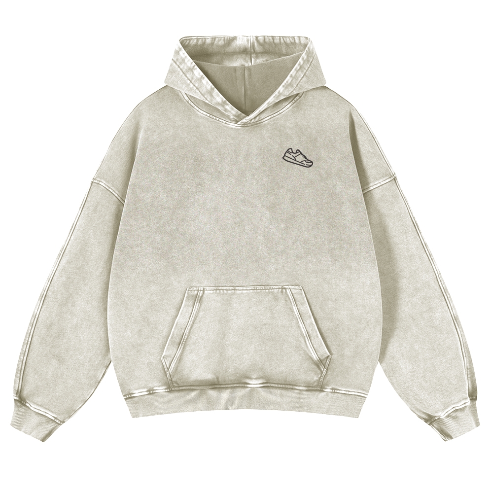 Addcustom Runner Casual Washed Hoodie