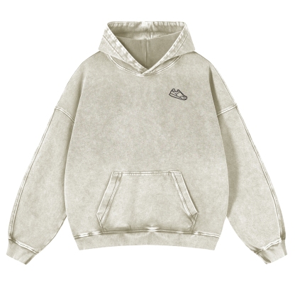 Addcustom Runner Casual Washed Hoodie