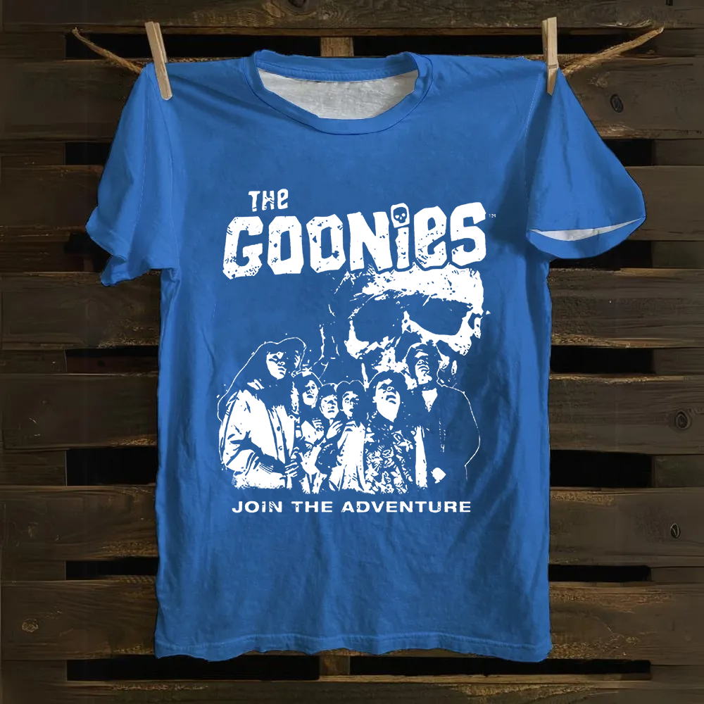 Unisex Vintage  The Goonies Movie Cotton T-Shirt