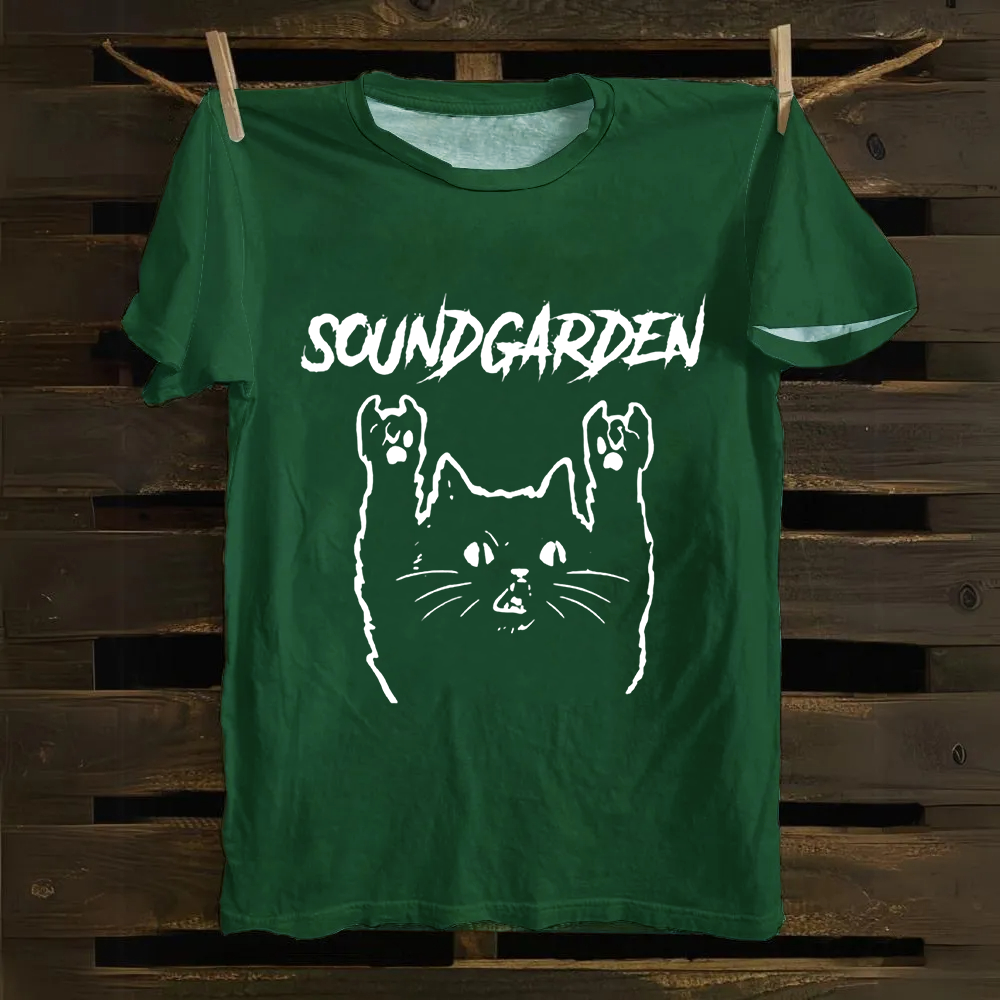 Unisex Vintage  Soundgarden Band  Cotton T-Shirt