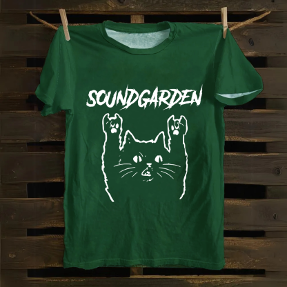 Unisex Vintage  Soundgarden Band  Cotton T-Shirt