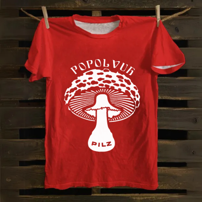 Unisex Vintage  Popol Vuh Rock Band Cotton T-Shirt