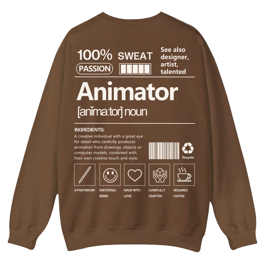 Animator Casual Crewneck Sweatshirt