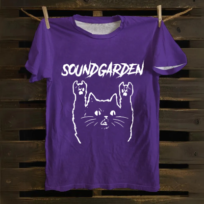 Unisex Vintage  Soundgarden Band  Cotton T-Shirt
