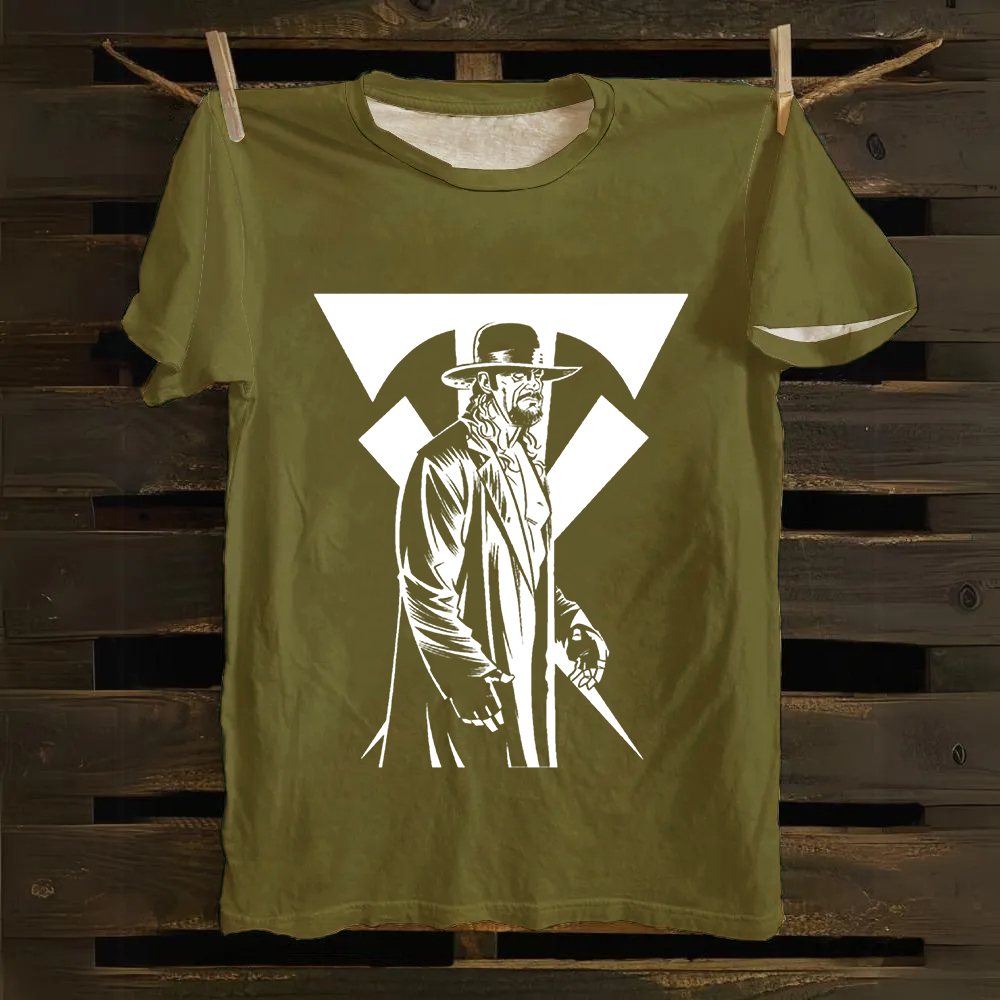 Unisex Vintage Wrestling The Undertaker Cotton T-Shirt