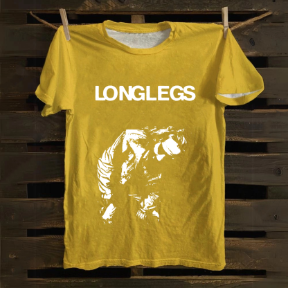 Unisex Vintage Longlegs Horror Movie Cotton T-Shirt