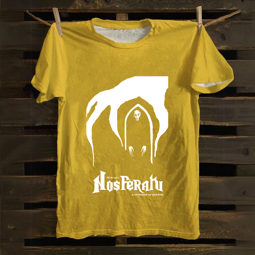 Unisex Vintage Nosferatu Horror Movie Cotton T-Shirt